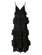 YAS Yaslorraine Strap Maxi Tulle Dress - D2D Svart