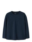 Name It Nkmvebbe Ls Rlx Top Marinblå