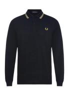 Fred Perry Ls Twin Tipped Fp Shirt Marinblå