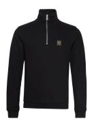 Belstaff Belstaff Quarter Zip Sweatshirt Svart