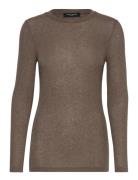 Bruuns Bazaar Angelabb Ls T-Shirt Brun