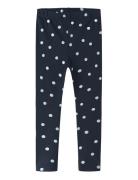 Name It Nmfvivian Glitter Legging Marinblå