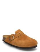 Scholl Sl Fae Suede Cognac Brun