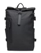 Rains Rolltop Rucksack Large W3 Svart