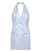 Bardot Freya Linen Vest Mini Dress Blå