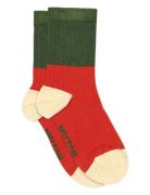 Melton Block Colour Socks Grön