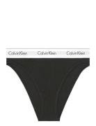 Calvin Klein High Leg Tanga Svart
