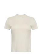 Calvin Klein Ss Supima Crewneck Beige
