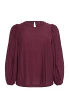 Kaffe Curve Kcviva Blouse Röd