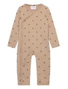 The New Tnsbnova L_S Wrap Jumpsuit Beige