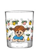 Muurla Pippi Drinking Glass Fruits 2Dl Nude