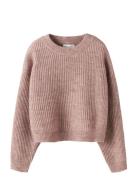 Name It Nkfholly Ls Boxy Short Knit Noos Rosa