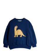 Mini Rodini Dino Application Sweatshirt Marinblå