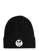Mini Rodini Ritzratz Patch Wool Blend Beanie Svart