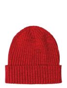 FUB Rib Beanie Röd