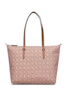 Lauren Ralph Lauren Nylon Medium Keaton Tote Bag Rosa
