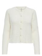 ONLY Onlpetra Ls Pearl O-Neck Cardi Cc Knt Vit