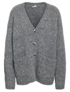 NOISY MAY Nmdolly L/S Knit Cardigan Fwd Noos Grå