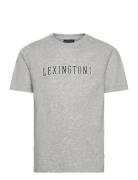Lexington Clothing Noah Graphic Tee Grå