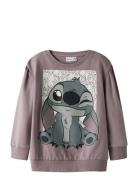 Name It Nmfarina Stitch Sweat Bru Wdi Lila