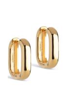 Enamel Copenhagen Hoops, Square 18 Mm Guld