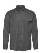 Mos Mosh Gallery Mmgnole Serge Overshirt Grå