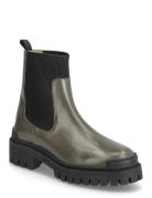 ANGULUS Booties - Flat - With Elastic Khaki Green