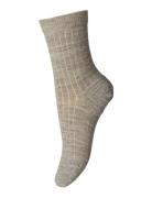 Mp Denmark Wool Rib Socks Grå