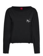 HUGO Casual Ls-Shirt Svart