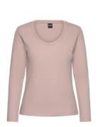 BOSS Waffle_Ls-Shirt Cn Rosa