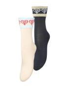 Becksöndergaard Hearty Bam Sock 2 Pack Marinblå
