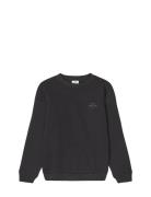 Mads Nørgaard Mix Sweat Sonar Sweatshirt Svart