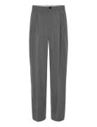Weekday Loose Fit Pleated Suit Trousers Grå