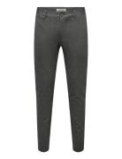 ONLY & SONS Onsmark Slim Check 020960 Pant Noos Svart