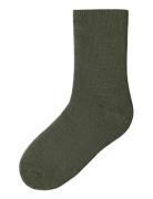 Name It Nmmwaksi Wo/Bl Terry Sock Khaki Green