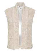 JDY Jdybirdy Life Teddy Open Vest Otw Noos Kräm