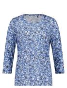 Gerry Weber T-Shirt 3/4 Sleeve Blå