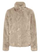 ONLY Onlnewvida Life Faux Fur Jacket Otw Cc Beige