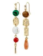 Pilgrim Sense Earrings Gold-Plated/Multi Guld