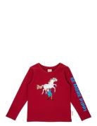 Pippi Langstrømpe Super Strong Shirt Röd