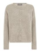 MOS MOSH Mmalmine Knit Cardigan Grå