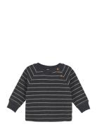 En Fant Sweatshirt Ls Stripe Marinblå