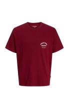 Jack & J S Jormeadows Typo Tee Ss Crew Neck Jnr Röd