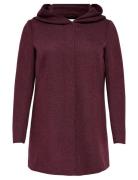 ONLY Carmakoma Carsedona Light Coat Otw Noos Burgundy