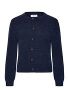 Soft Rebels Srallison O-Neck Cardigan Knit - Rws Marinblå