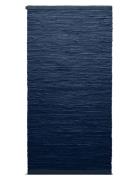 RUG SOLID Cotton Blå
