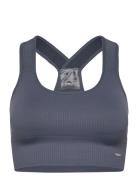 Aim´n High Support Ribbed Bra Blå