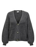 ONLY Carmakoma Carclare Jules L/S Cardigan Knt Grå