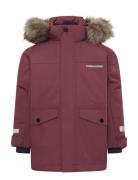 Didriksons Bjärven Kids Parka 4 Röd
