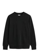 GANT Reg Tonal Shield C-Neck Sweat Marinblå